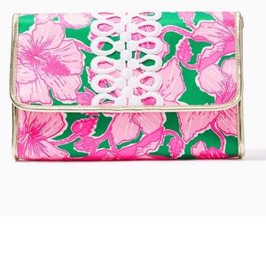LILLY PULITZER LARGE CLUTCH/ENVELOPE PURSE